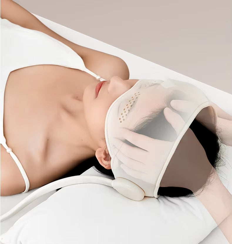 New Creative Sleep Aid Head Eye Massager Heating Pain Relief Relaxing Apparatusma Massage At Home