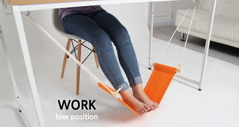 Small Hammock Under The Desk Foot Hammock
