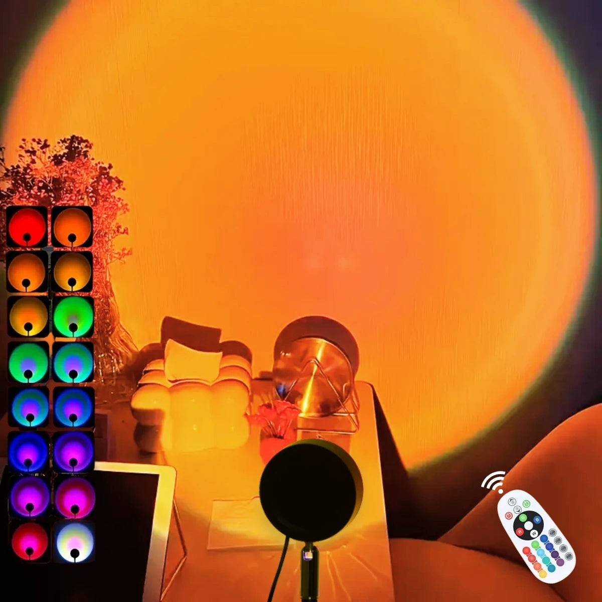 USB Sunset Glow Ambient Projector