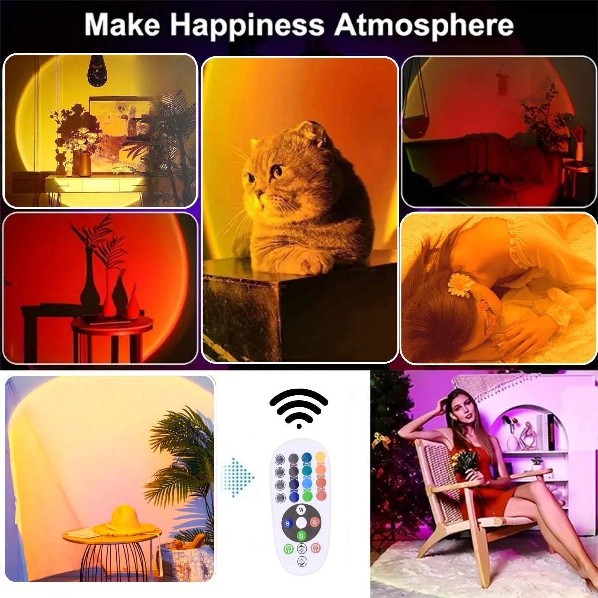 USB Sunset Glow Ambient Projector