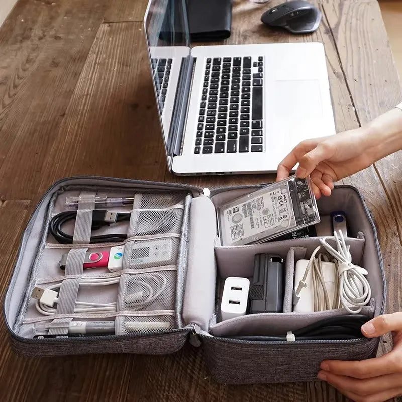 TidyCharge Travel Cable Storage Organizer